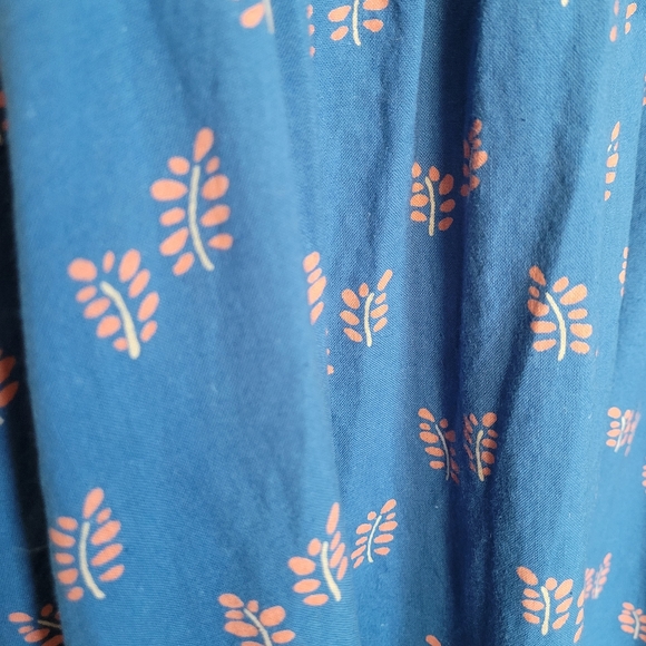 Mata Traders Blue Cotton Dress - Picture 4 of 12